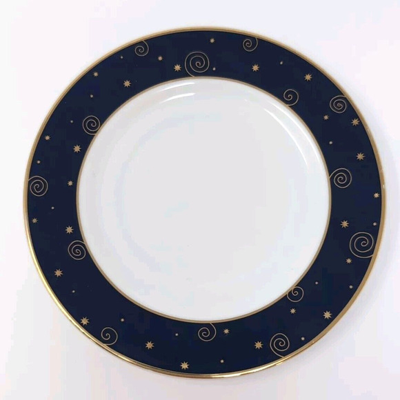 Hallmark Sakura Star Light Coffee Tea Cup Saucer Porcelain Blue Gold Celestial - Picture 7 of 10